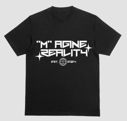 "M"AGINE REALITY Graphic Tee BLACK